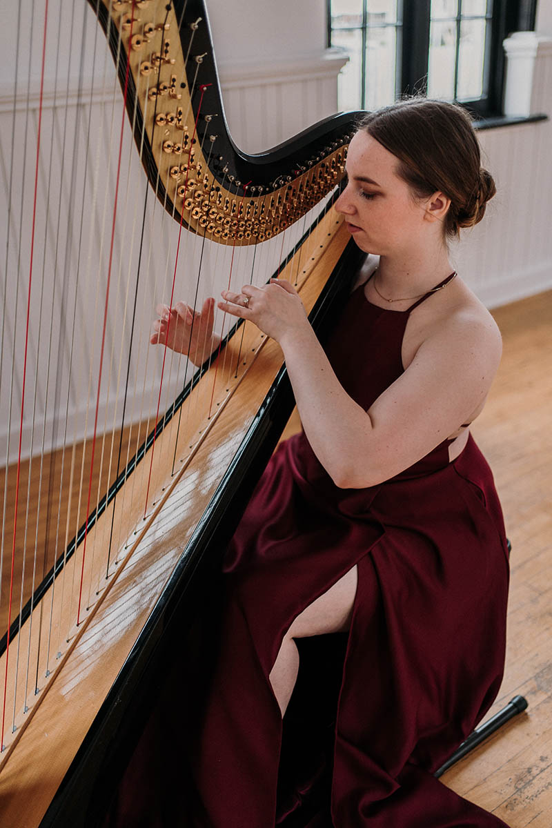 Hannah Warren Harpist - Hannah Plays Harp - Ottawa-based wedding and event harpist - Lauren McCormick Photography-26